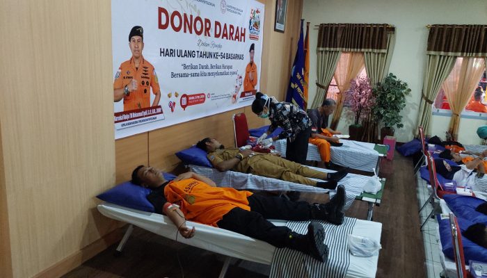 Sambut HUT Basarnas Ke-54, SAR Timika Gelar Aksi Donor Darah