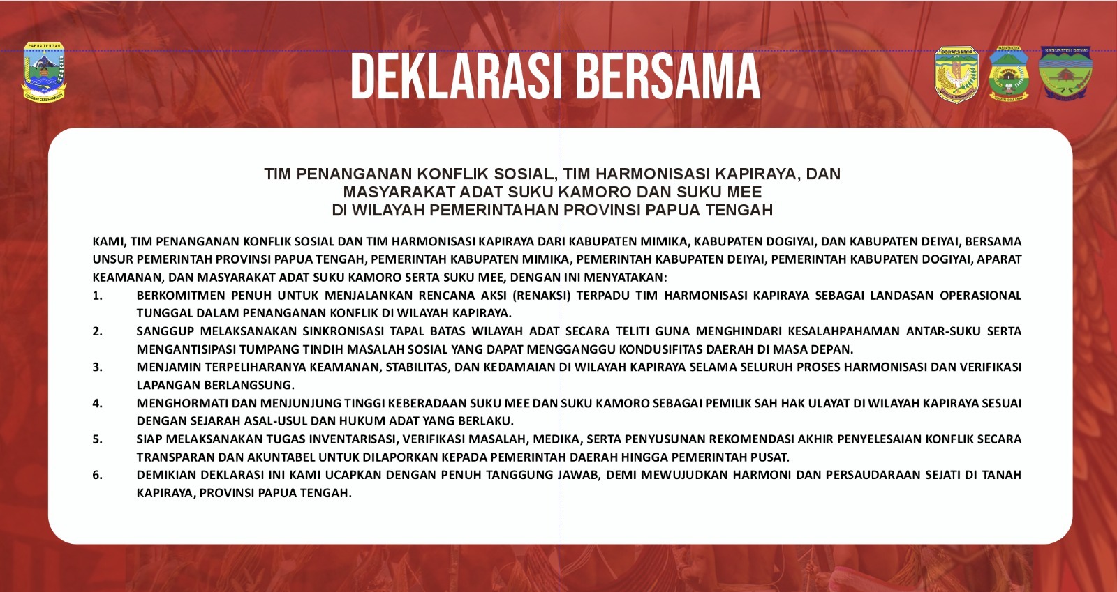 Sengketa Batas Adat Kapiraya: Tiga Bupati dan Parlemen Bentuk Tim Harmonisasi, Kembalikan Urusan ke Tetua Suku ​