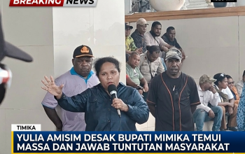 Harga Diri Kami Diinjak : Legislator Amungme Desak Bupati Mimika Temui Massa Protes Rolling Jabatan