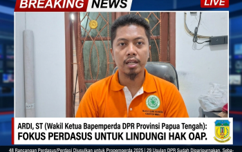 Bapemperda DPR Papua Tengah Dorong Raperdasus Lindungi OAP, 8 Produk Hukum Sudah Kantongi Nomor