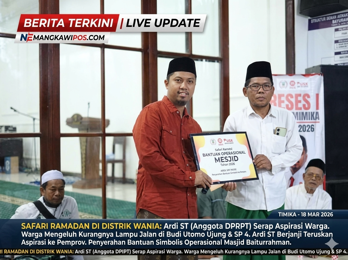 Safari Ramadan di Distrik Wania, Anggota DPR Papua Tengah Ardi Serap Aspirasi Warga Lewat Buka Puasa Bersama