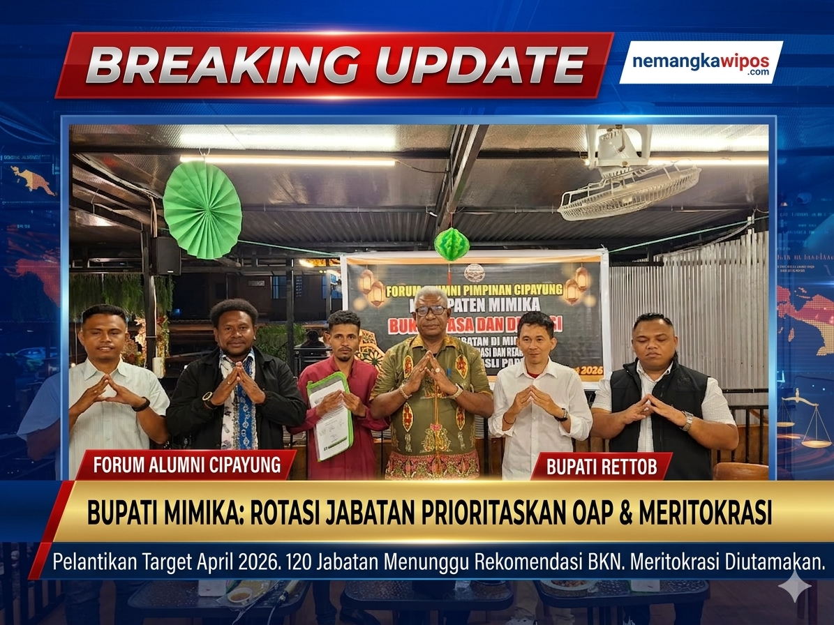 Bupati Johannes Rettob Tegaskan Rotasi Jabatan Berbasis Meritokrasi, OAP Jadi Prioritas