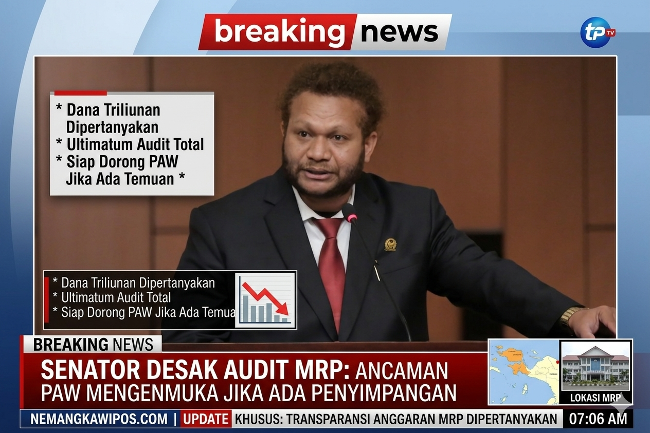 Senator Papua Barat Daya Desak Audit MRP, Ancam PAW Jika Ada Penyalahgunaan