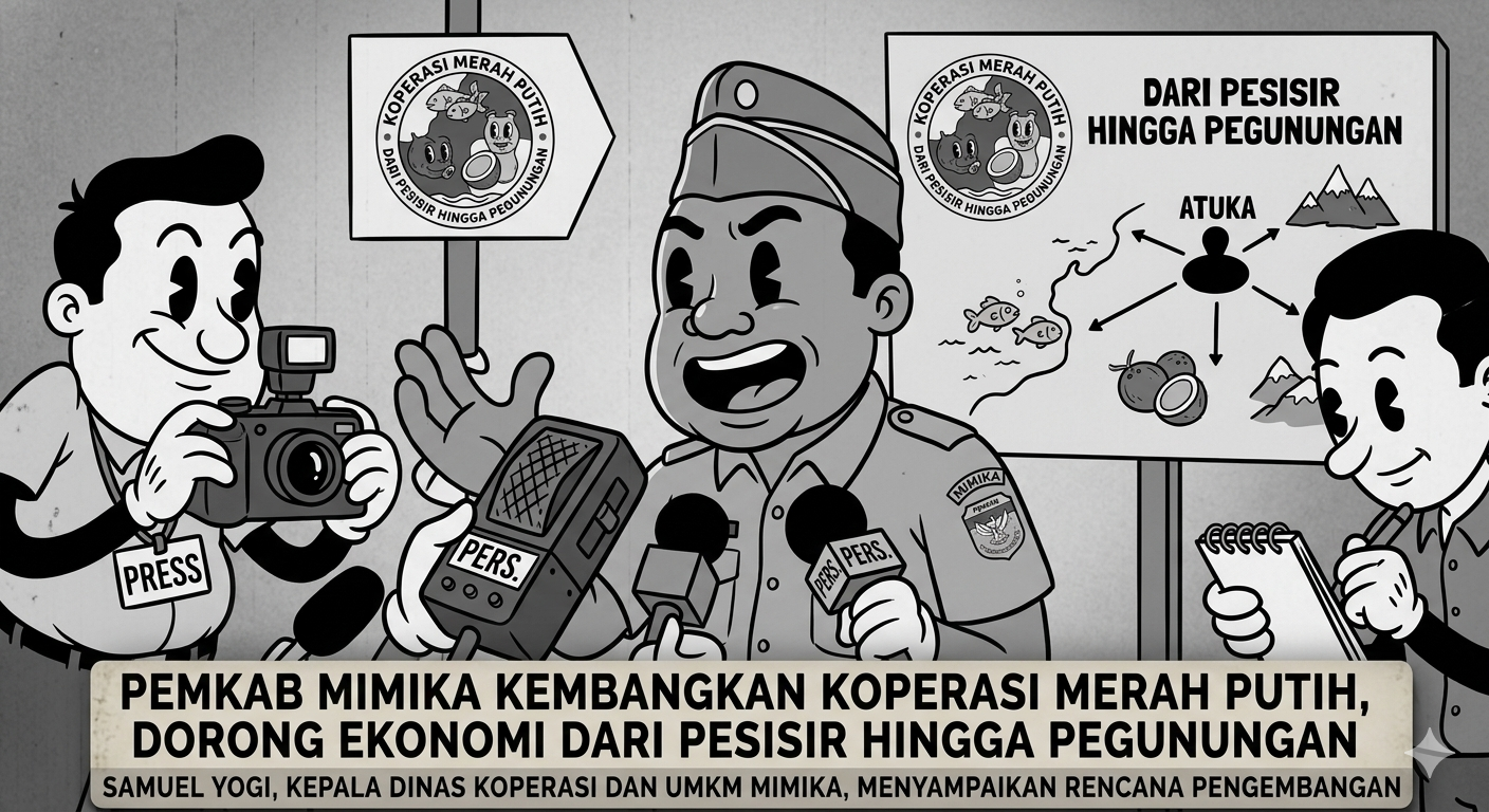 Pemkab Mimika Kembangkan Koperasi Merah Putih, Dorong Ekonomi dari Pesisir hingga Pegunungan