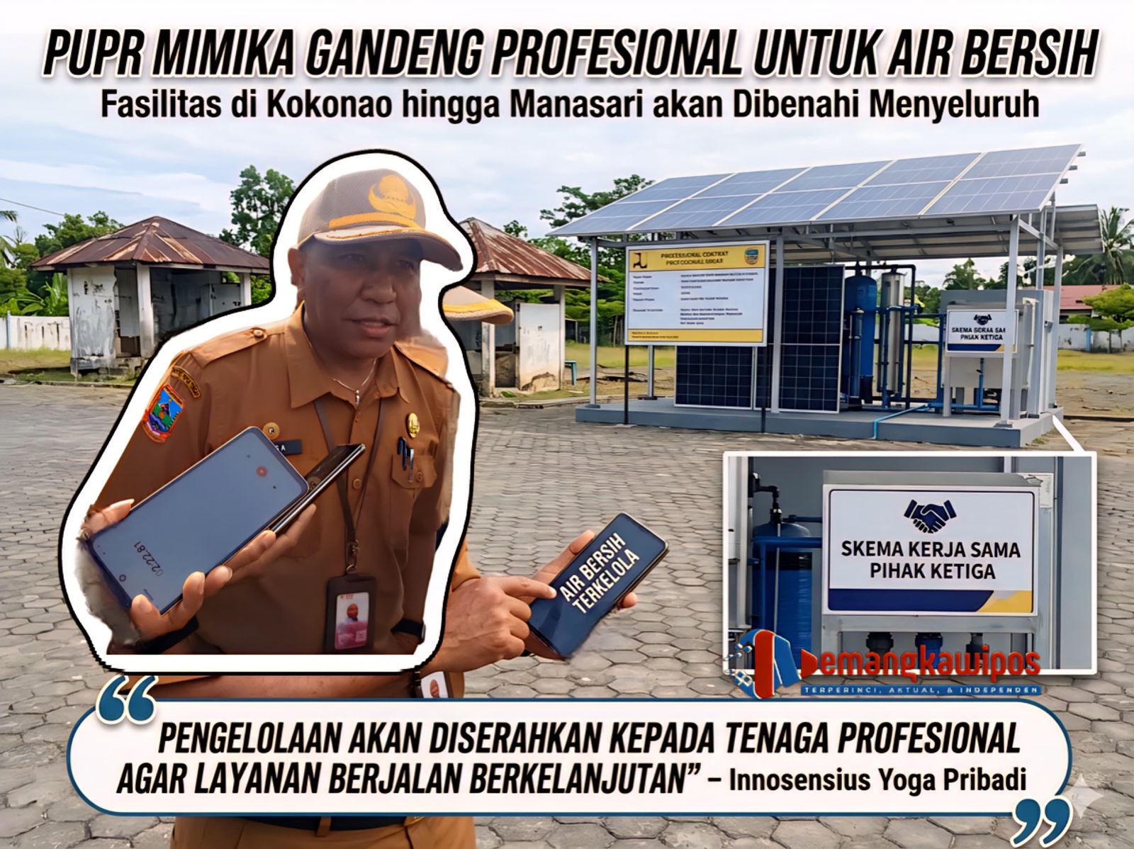 Atasi Krisis Air Bersih, Pemkab Mimika Gandeng Swasta Kelola Fasilitas di Wilayah Pesisir