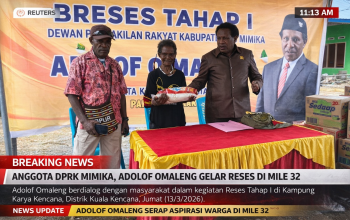 Reses Tahap I di Mile 32, Warga Sampaikan Enam Aspirasi kepada Adolof Omaleng