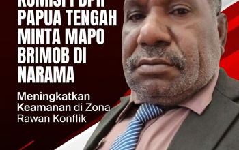 Fokus pada Perubahan Status Wilayah: Ubah Zona Merah Jadi Zona Damai, Yohanes Kemong Usul Pembangunan Mako Brimob di Kwamki Narama