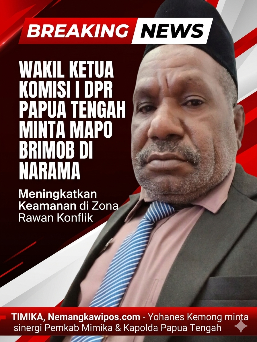 Fokus pada Perubahan Status Wilayah: Ubah Zona Merah Jadi Zona Damai, Yohanes Kemong Usul Pembangunan Mako Brimob di Kwamki Narama