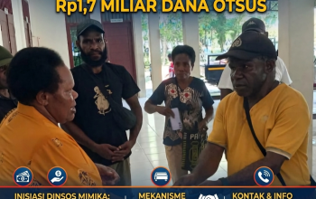 Dinsos Mimika Siapkan Tim Respons Cepat Bantuan Duka OAP: Masyarakat Cukup Melapor, Bantuan Langsung Cair