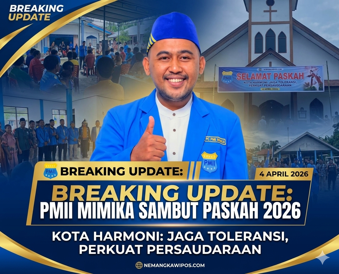 Sambut Paskah 2026, PMII Mimika Serukan Toleransi dan Persaudaraan di “Kota Harmoni”