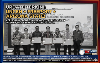 Bangun Ekosistem Pendidikan Papua, UNCEN dan PT Freeport Indonesia Resmi Teken MoU