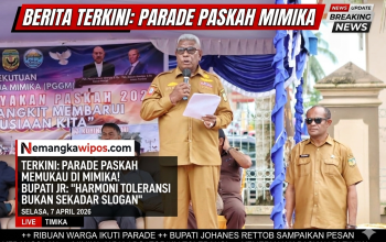 Simbol Harmoni dari Timur: Parade Paskah Mimika Jadi Momentum Perajut Persatuan Lintas Agama