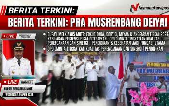 Pemda Deiyai Gelar Pra Musrenbang Forum OPD, Bupati: Prioritaskan Daba, Dobiyo, dan Miyaa