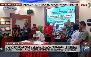 Perkuat Layanan Rujukan Papua Tengah, Pemkab Mimika Bangun Gedung Perawatan Modern Rp242 Miliar