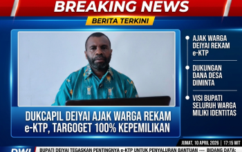 Dukcapil Ajak Warga Deiyai Rekam e-KTP, Target Seluruh Penduduk Miliki Dokumen Kependudukan