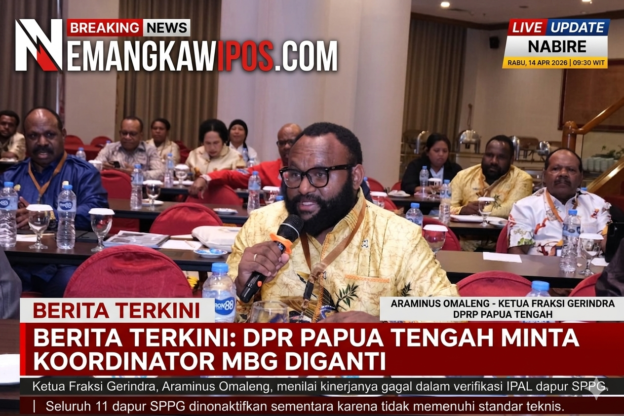 DPR Nilai Kinerja Koordinator Regional MBG Papua Tengah Gagal, Diminta Diganti