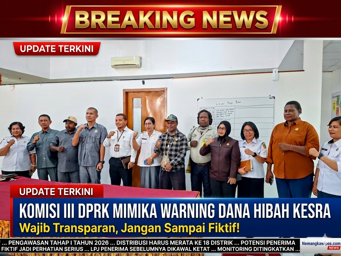 Komisi III DPRK Mimika Warning Dana Hibah Kesra: Wajib Transparan, Jangan Sampai Fiktif!