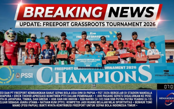 PSSI dan PT Freeport Kembangkan Bakat Sepak Bola Usia Dini Lewat FGT 2026 di Jayapura