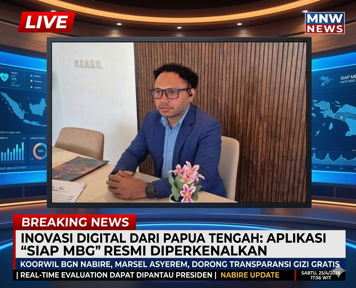 Inovasi Digital dari Papua Tengah: Aplikasi ‘Siap MBG’ Perkuat Transparansi Program Makan Bergizi Gratis