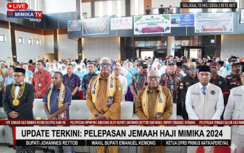 Lepas 120 Jemaah Haji, Bupati Mimika: Jaga Nama Baik Indonesia di Tanah Suci