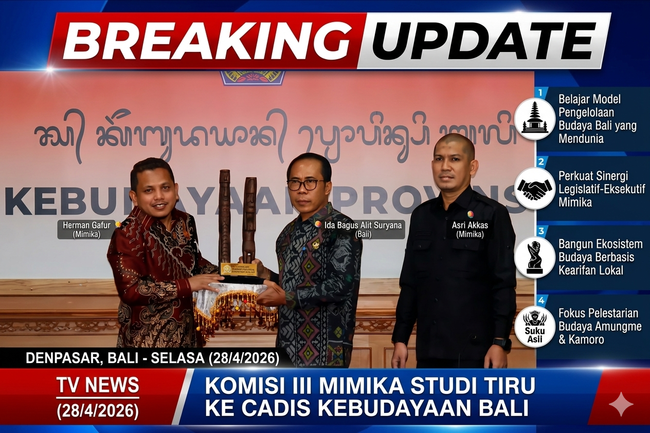 Langkah Konkret Komisi III DPRK Mimika Bangun Ekosistem Kebudayaan Berbasis Kearifan Lokal