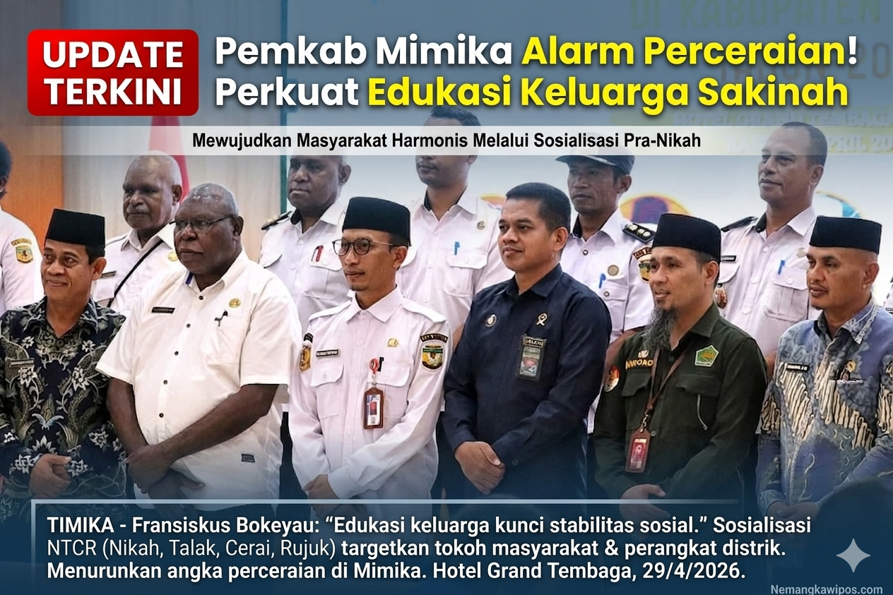 Jadi Agen Perubahan, Peserta Sosialisasi di Mimika Diajak Wujudkan Keluarga Mawaddah