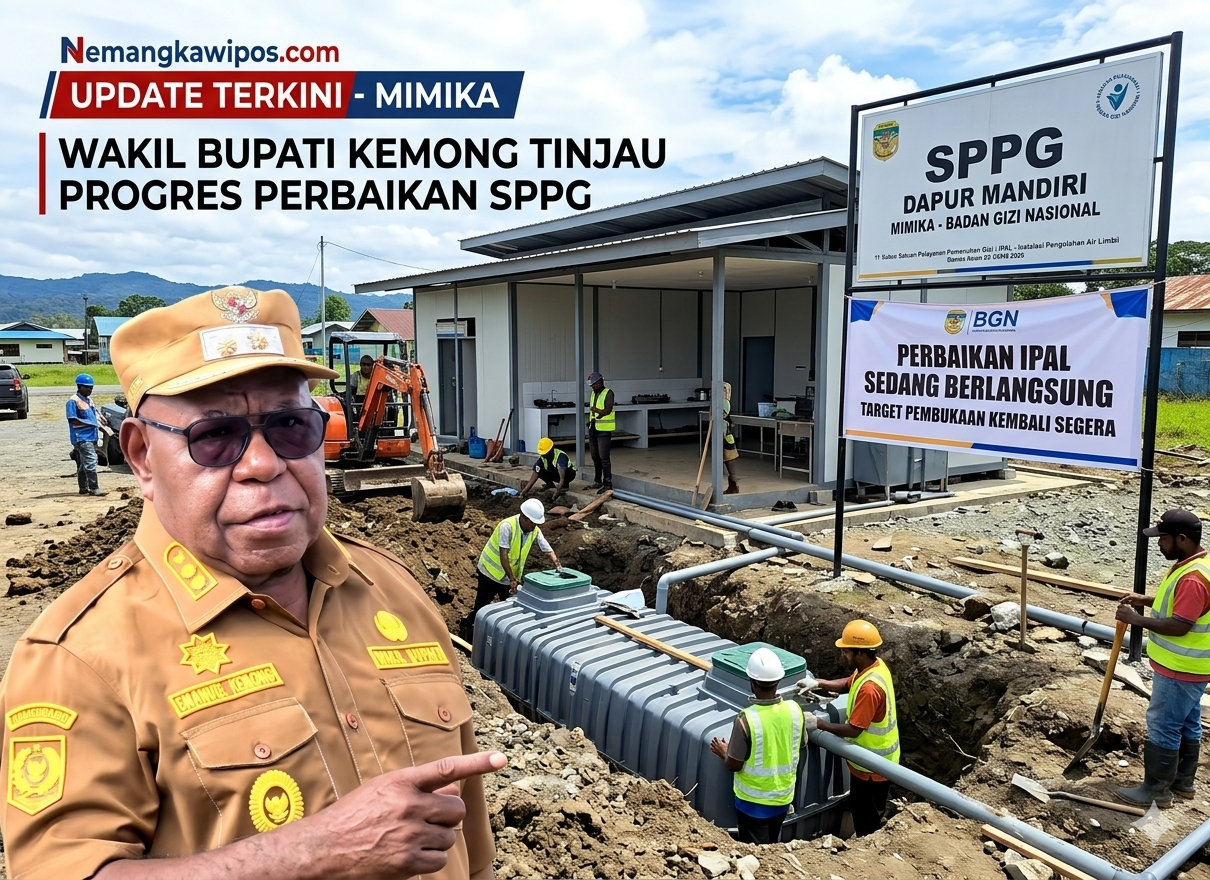 Emanuel Kemong: 11 SPPG di Mimika Ditutup Sementara, Kini Dalam Tahap Perbaikan
