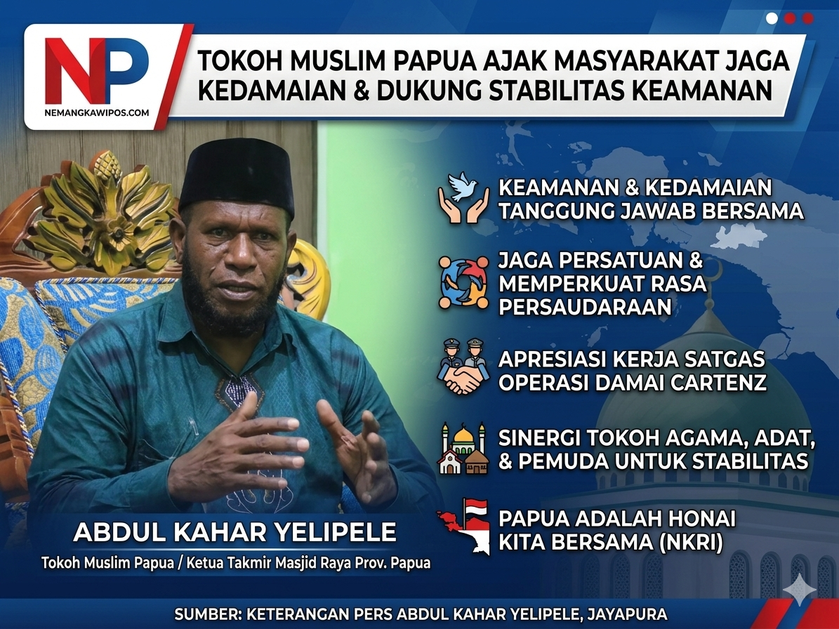 Tokoh Muslim Papua Ajak Masyarakat Jaga Kedamaian dan Dukung Stabilitas Keamanan di Papua