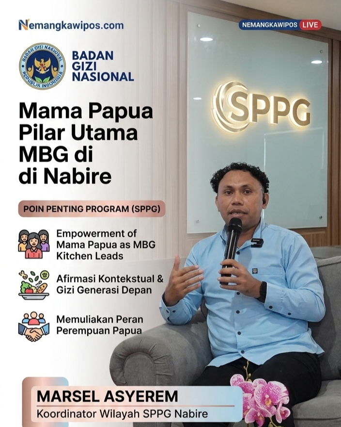 Jadikan Mama Papua Pilar Utama, SPPG Nabire Perkuat Program Makan Bergizi Gratis