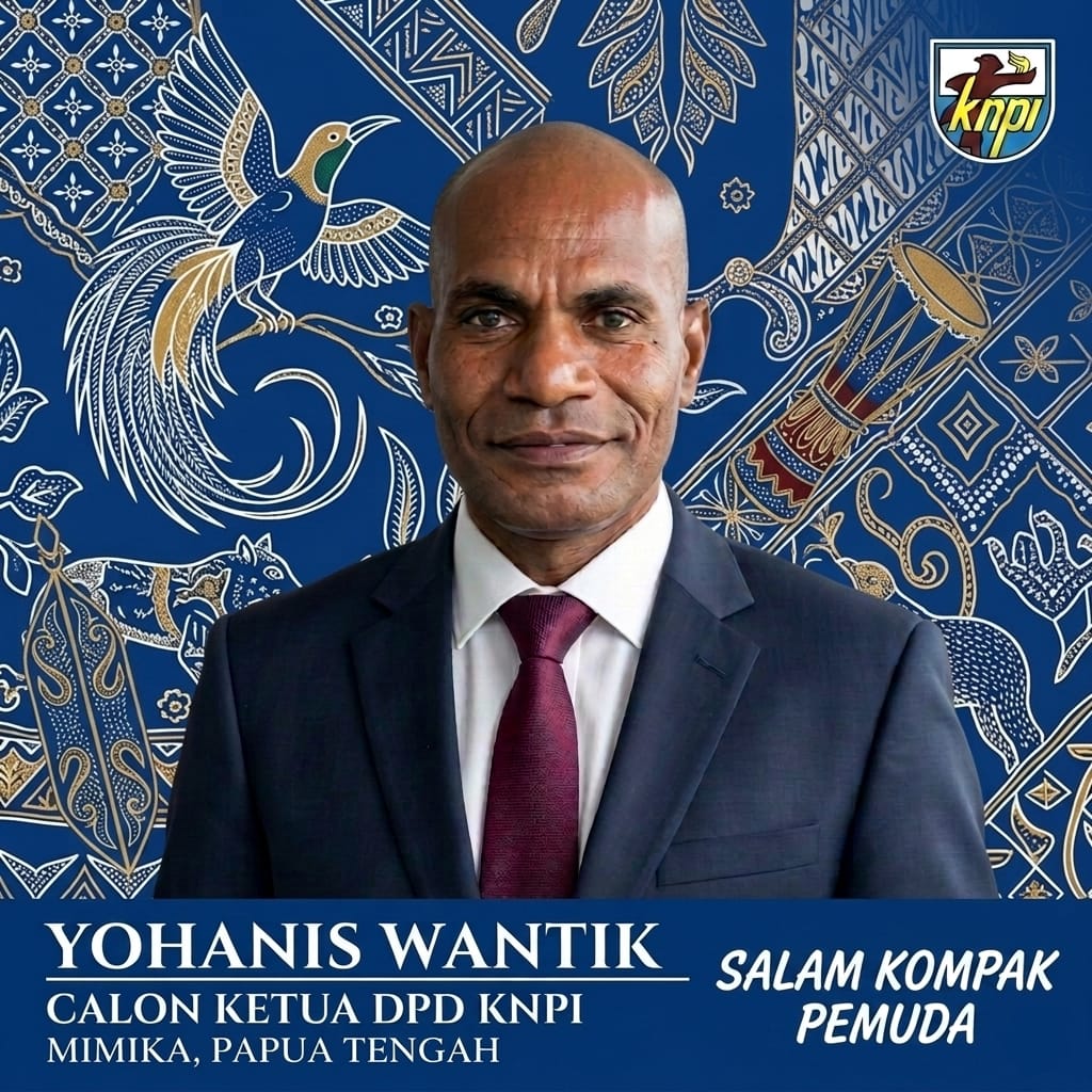 Bawa Semangat Persatuan, Yohanis Wantik Resmi Bertarung di Musda KNPI Mimika 2026
