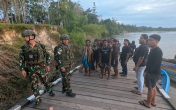 Koops TNI Habema dan Aparat Gabungan Berhasil Evakuasi 44 Pendulang Emas dari Teror OPM di Pegunungan Bintang