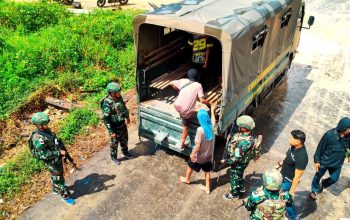 Empat Pendulang Emas di Kawe Awimbon Berhasil Dievakuasi Koops TNI Habema