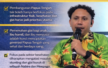 Marsel Asyerem: Pembangunan Papua Tengah Jangan Hanya Fokus Infrastruktur