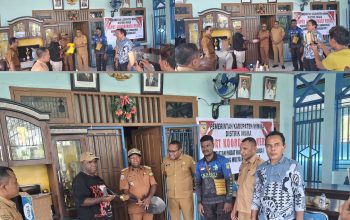 Tingkatkan Kesejahteraan Warga, Kepala Distrik Iwaka Buka Program Padat Karya TA 2026 di Kampung Mulia Kencana dan Iwaka