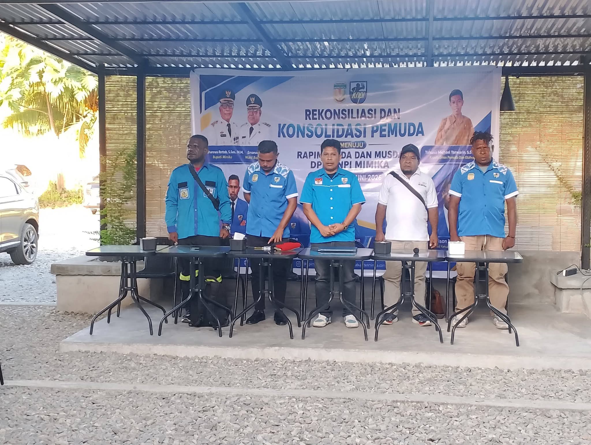 KNPI Mimika Gelar Rekonsiliasi dan Konsolidasi Jelang Rapimpurda dan Musda