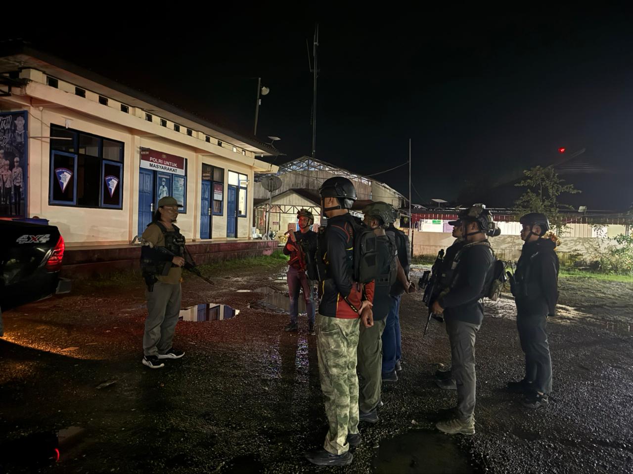 Satgas Damai Cartenz dan Polres Yahukimo Intensifkan Patroli Malam di Dekai