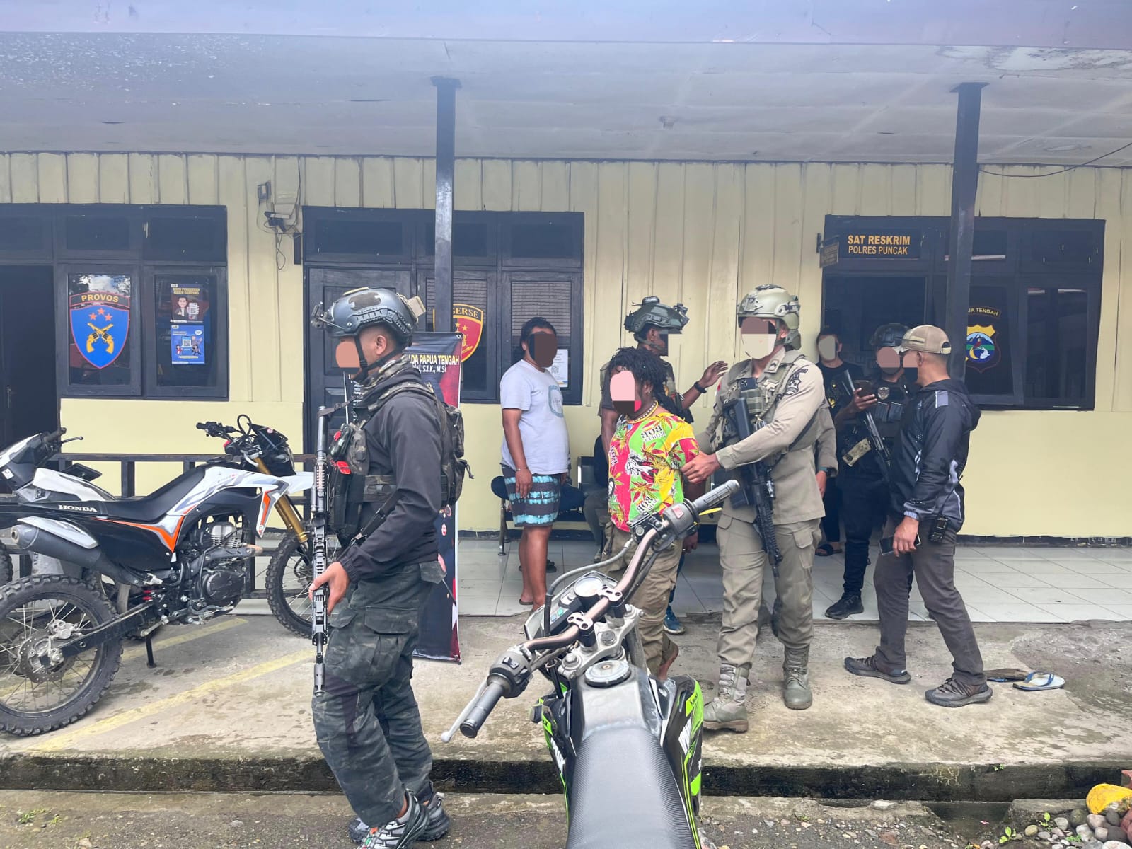 Satgas Damai Cartenz Tangkap Terduga Anggota KKB Terkait Kasus Penembakan Karyawan PT Freeport Indonesia