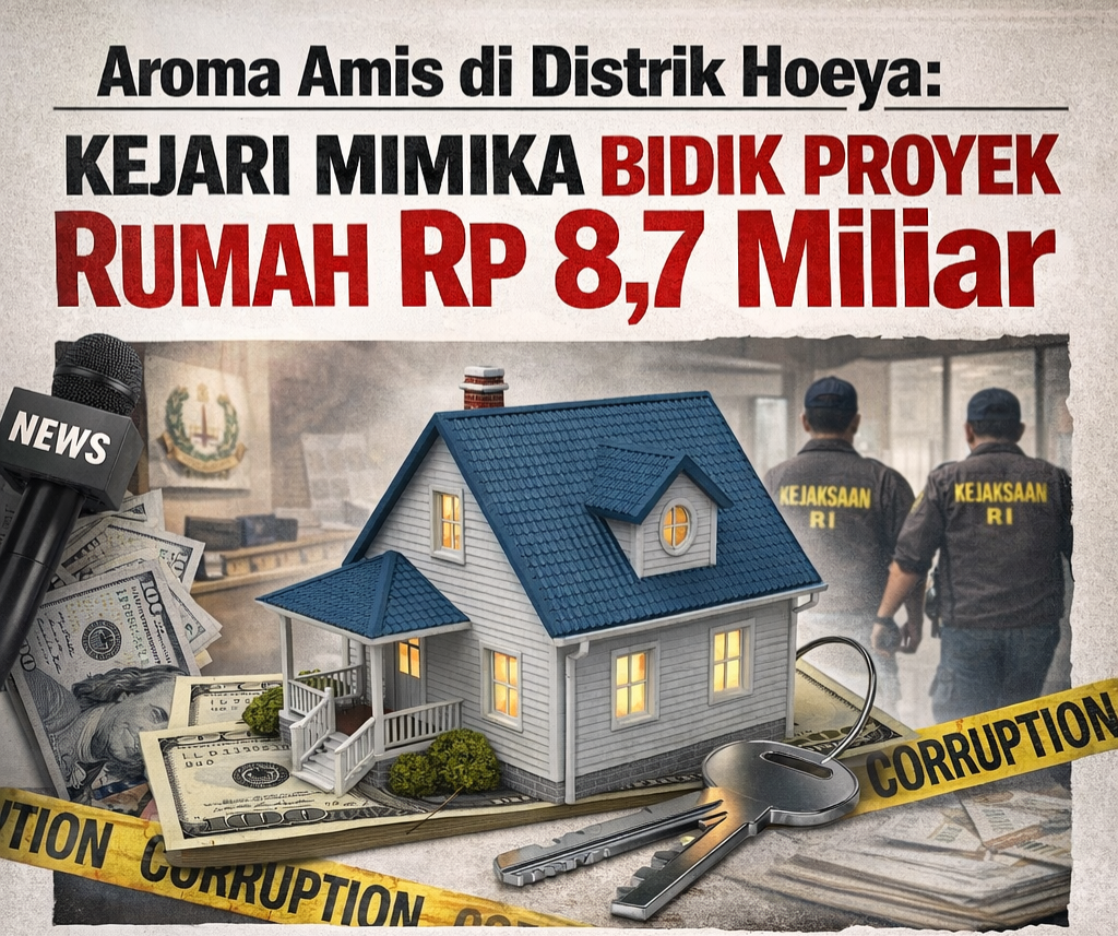 Aroma Amis di Distrik Hoeya: Kejari Mimika Bidik Proyek Rumah Rp 8,7 Miliar