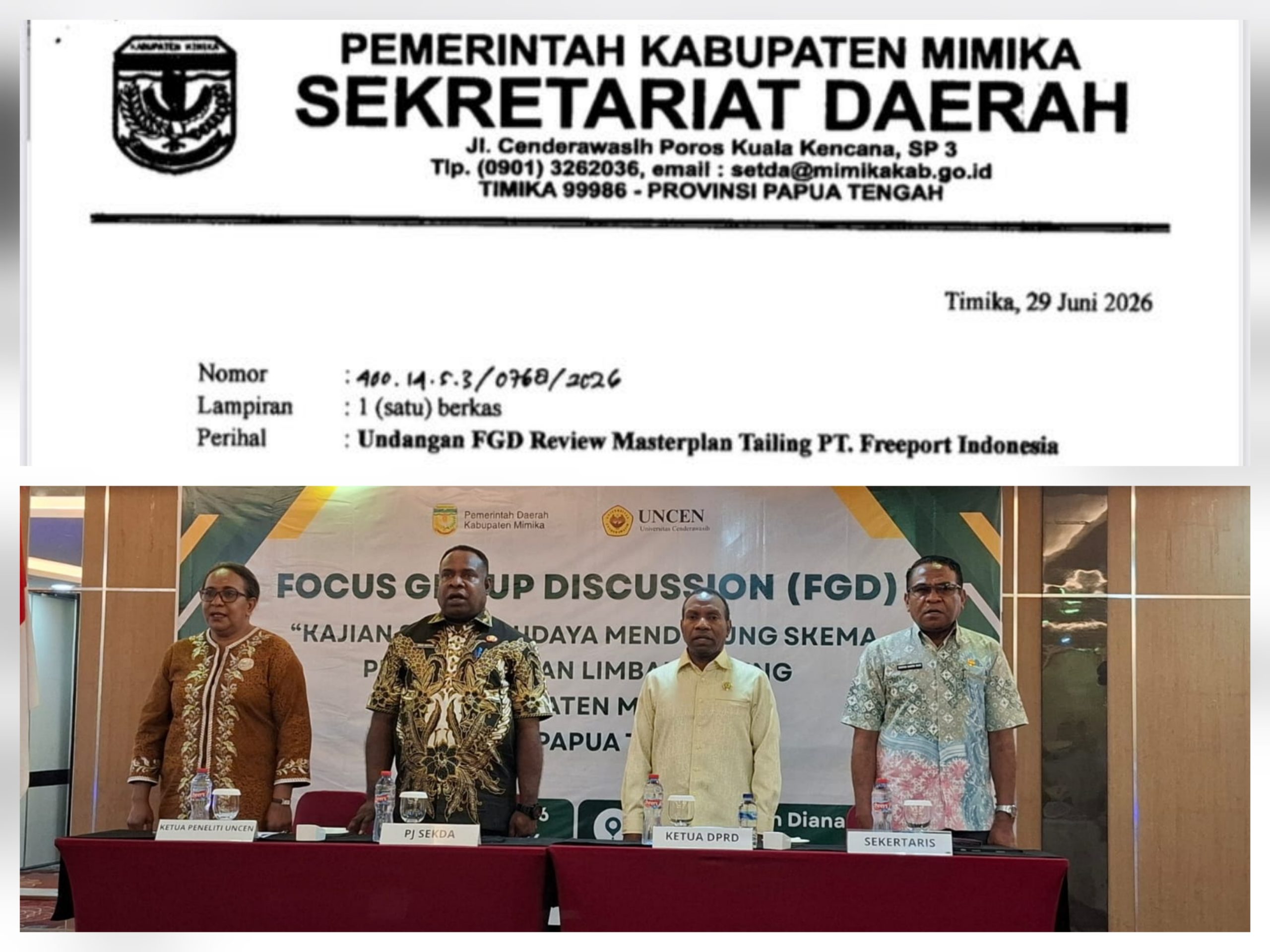 Tepis Kritik LEMASKO, Ketua DPRK Mimika Sebut Panitia Tidak Mengundang Anggota Jalur Otsus