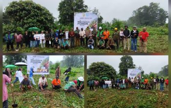 IPKN dan Cipayung Mimika Kolaborasi dengan Pemerintah Kampung Damai Gelar Gerakan Penanaman Pohon