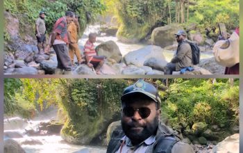 Reses di Tsinga, Dolfin Beanal Dorong Pembangunan Jembatan Permanen ke Lapter Mulu