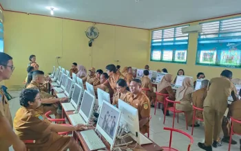 Dinas Pendidikan Mimika Gelar Uji Kompetensi Kenaikan Jenjang Jabatan Fungsional Guru