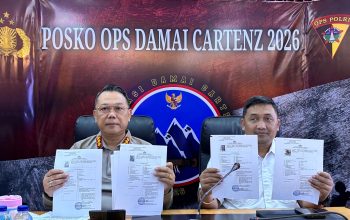 Satgas Damai Cartenz Tetapkan Tujuh Tersangka Kasus Pembunuhan Pilot dan Pembakaran Pesawat di Yahukimo