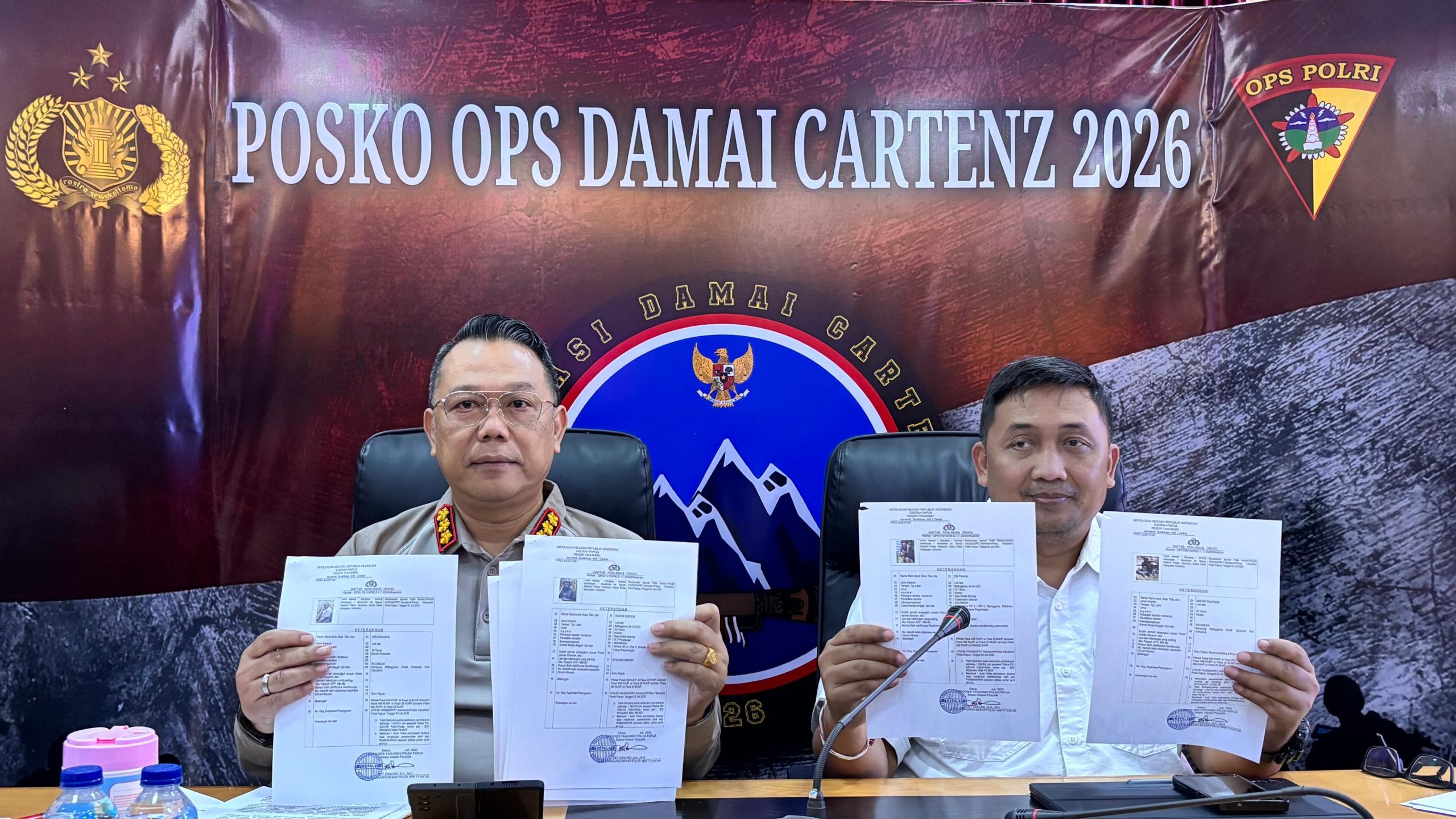 Satgas Damai Cartenz Tetapkan Tujuh Tersangka Kasus Pembunuhan Pilot dan Pembakaran Pesawat di Yahukimo
