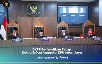 DKPP Berhentikan Tetap Ketua dan Dua Anggota KPU Intan Jaya karena Terbukti Masih Berstatus ASN
