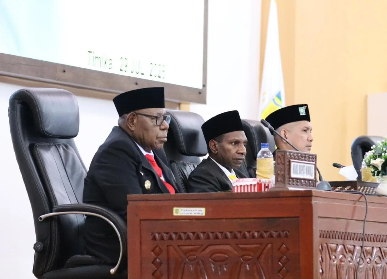 Pembahasan Perubahan APBD Mimika 2025 Masuki Tahap Pandangan Umum Fraksi DPRK