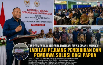 Yan Permenas Mandenas Motivasi Siswa SMAN 1 Mimika: Jadilah Pejuang Pendidikan dan Pembawa Solusi bagi Papua