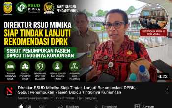 Direktur RSUD Mimika Siap Tindak Lanjuti Rekomendasi DPRK, Sebut Penumpukan Pasien Dipicu Tingginya Kunjungan