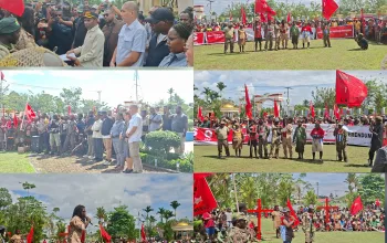 Ribuan Massa KNPB Timika Sampaikan Aspirasi ke DPRK Mimika
