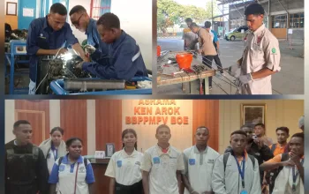 Lewat Dana BOSDA Papua Tengah, SMK PK Negeri 1 Mimika Bekali Siswa dan Guru Lewat Magang Industri di Malang